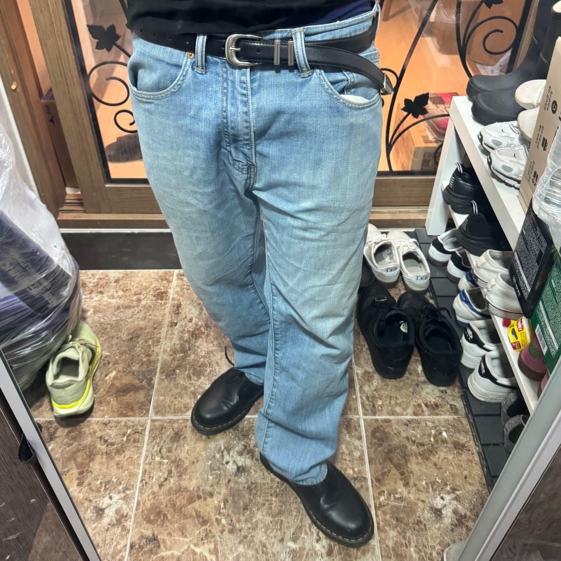 리바이스505 데님 34 / 34 (실착 사진 참고) 상품이미지3