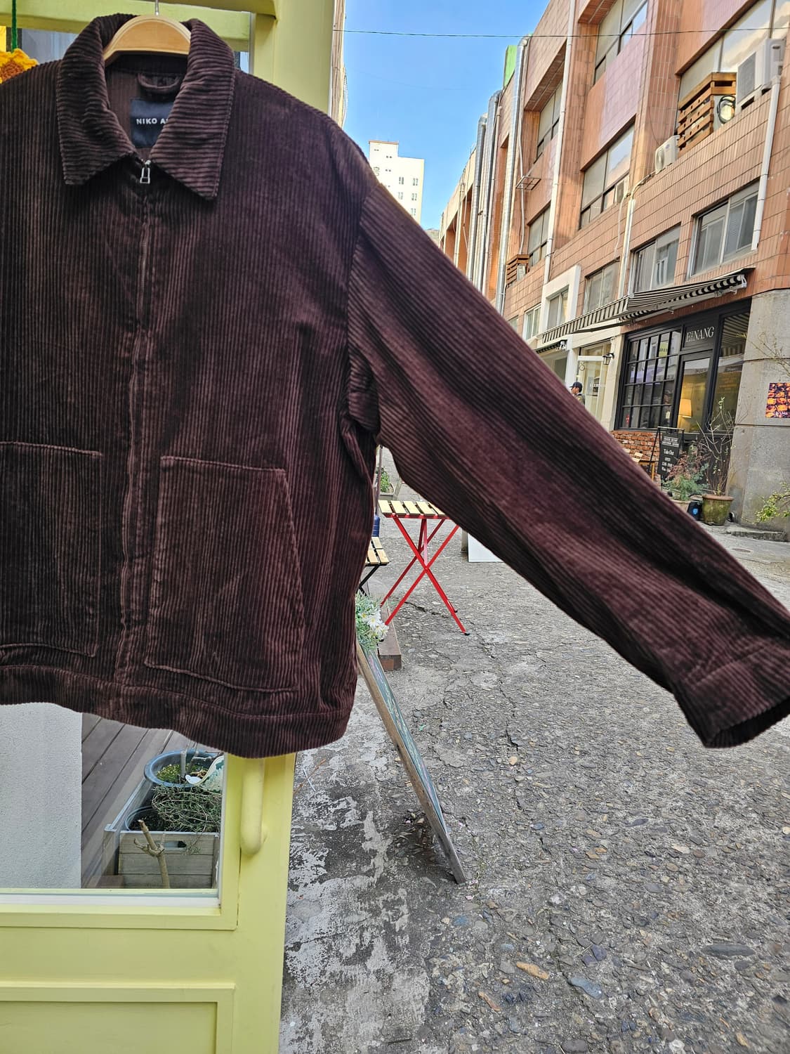 Nico and 초코브라운 코듀로이 블루종 상품이미지5