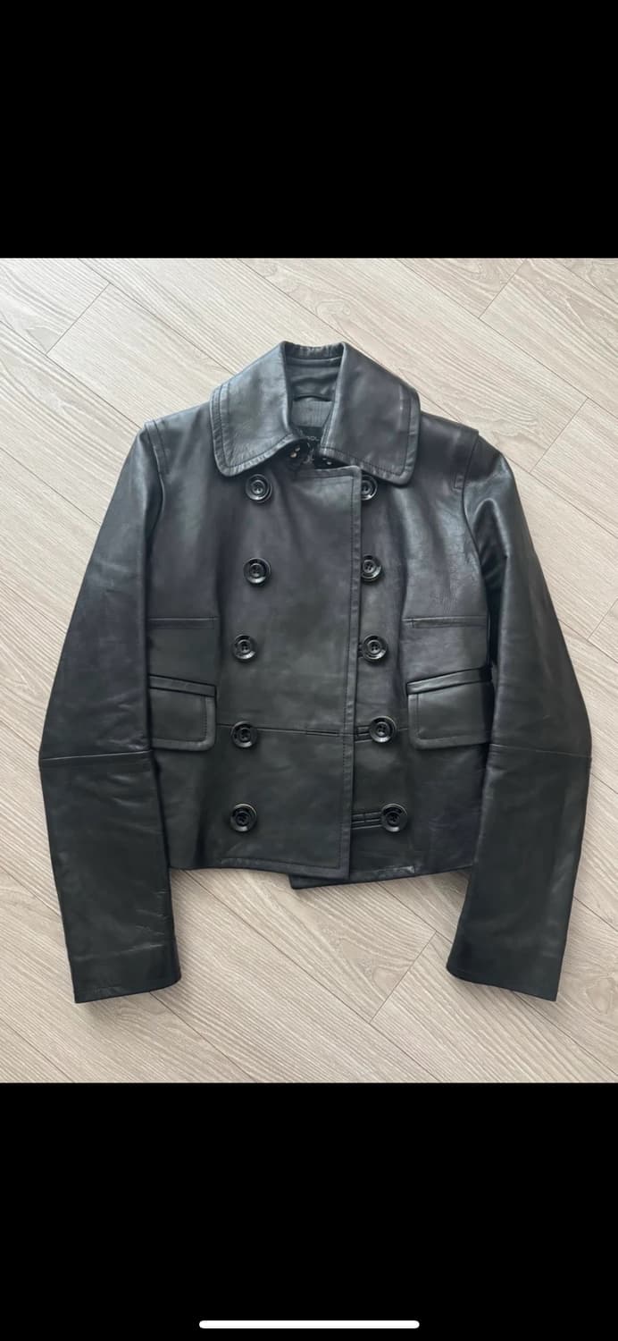 디스퀘어드2 더블브레스트 나폴레옹 레더 자켓 상품이미지1