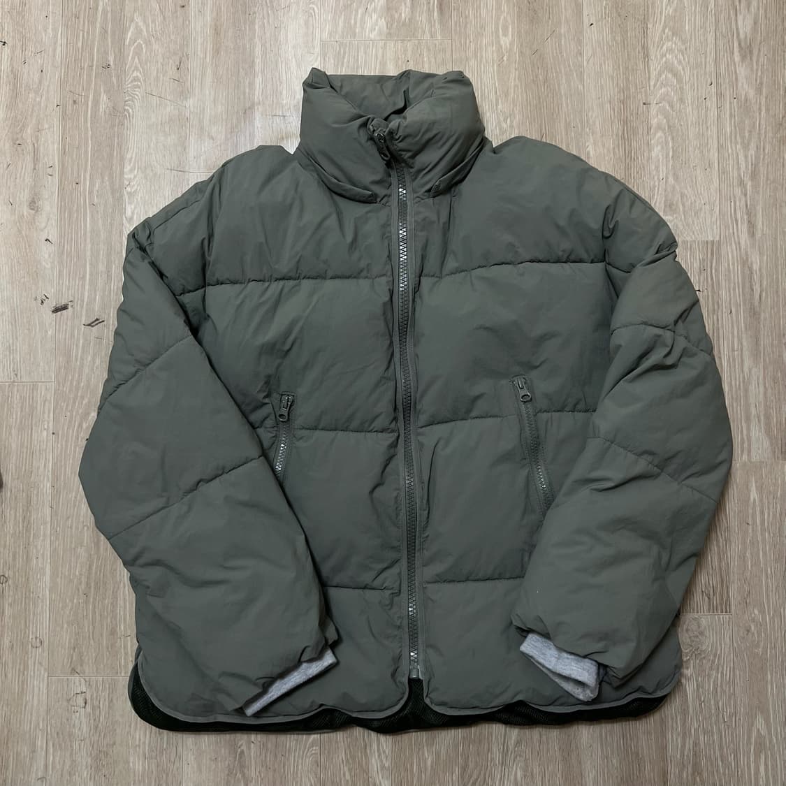 자라 오버사이즈 베이직 다운 숏패딩 S/90  상품이미지1