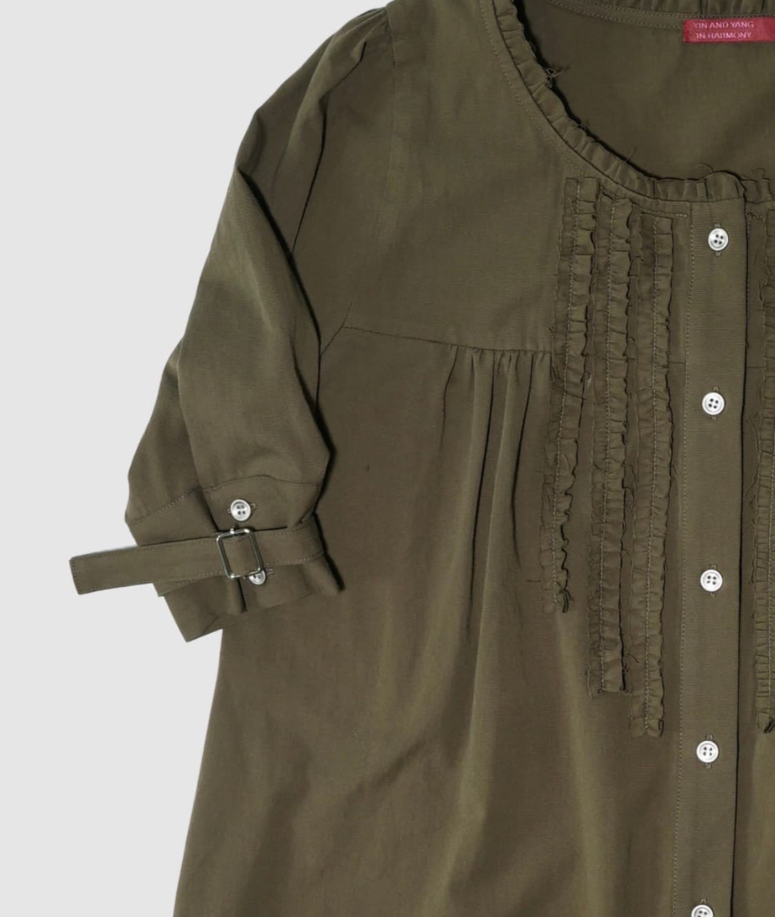 인앤양인하모니 Momo blouse, Khaki 상품이미지3