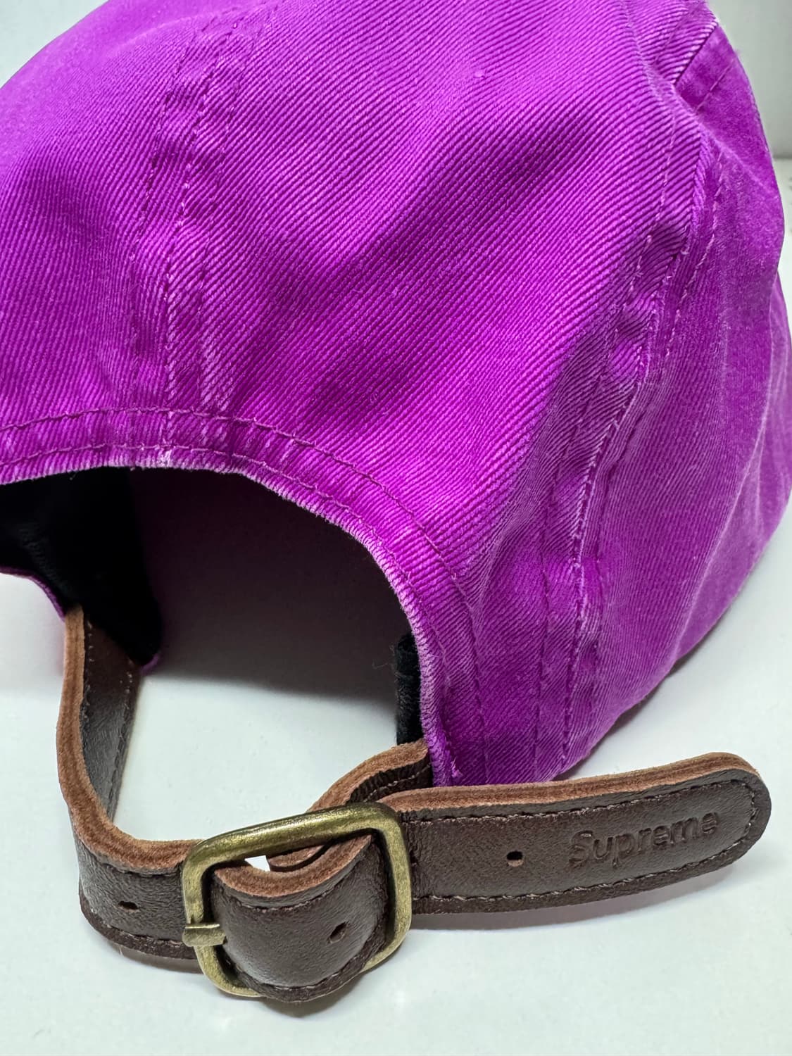 Supreme 슈프림 워시드 치노 트윌 캠프캡 브라이트 퍼플  25SS 상품이미지3
