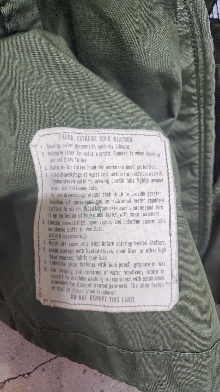 성모 마리아 자수 M65 피쉬테일 야상 자켓 상품이미지6