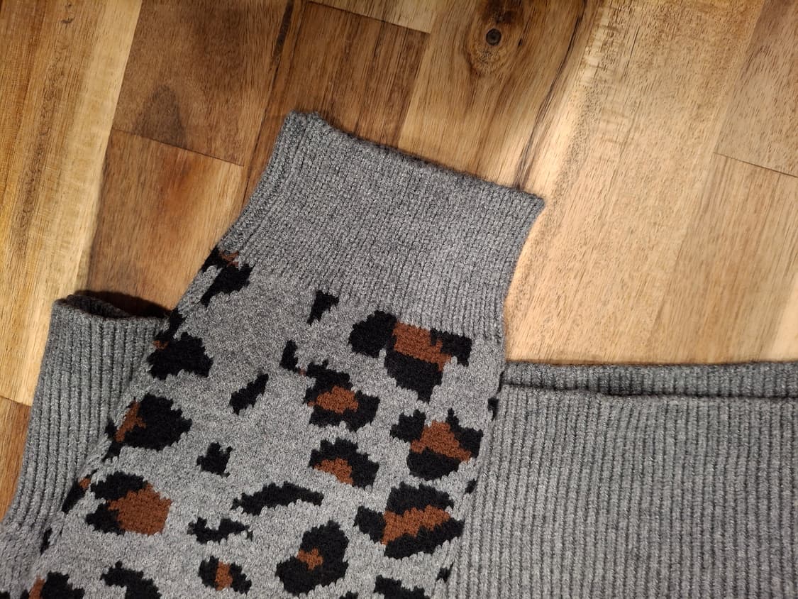 (마지막특가) LAP 레오파드 패턴 니트 스웨터 새상품 상품이미지3