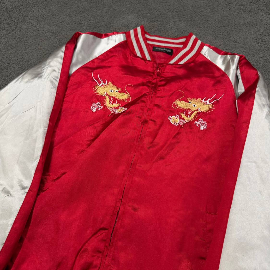 [정품/160] Jpn 일본 빈티지 지미드래곤 용자수 스카잔 자켓 상품이미지1