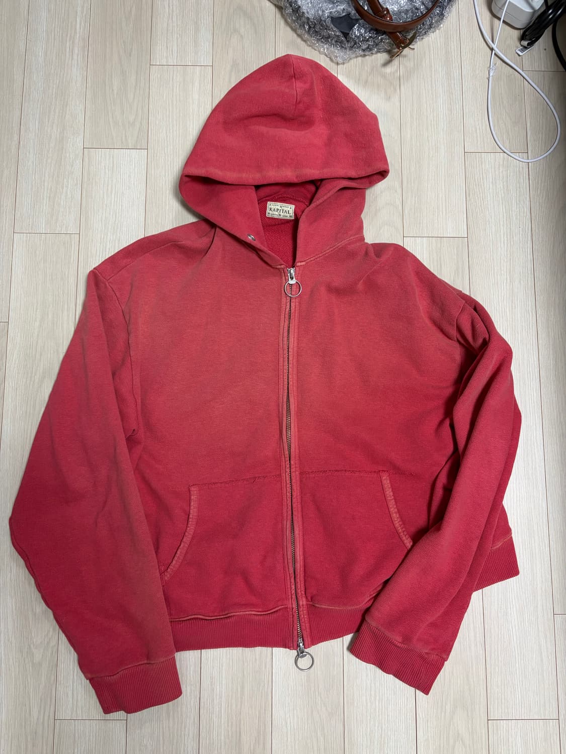 캐피탈 후드 집업 4사이즈 상품이미지1