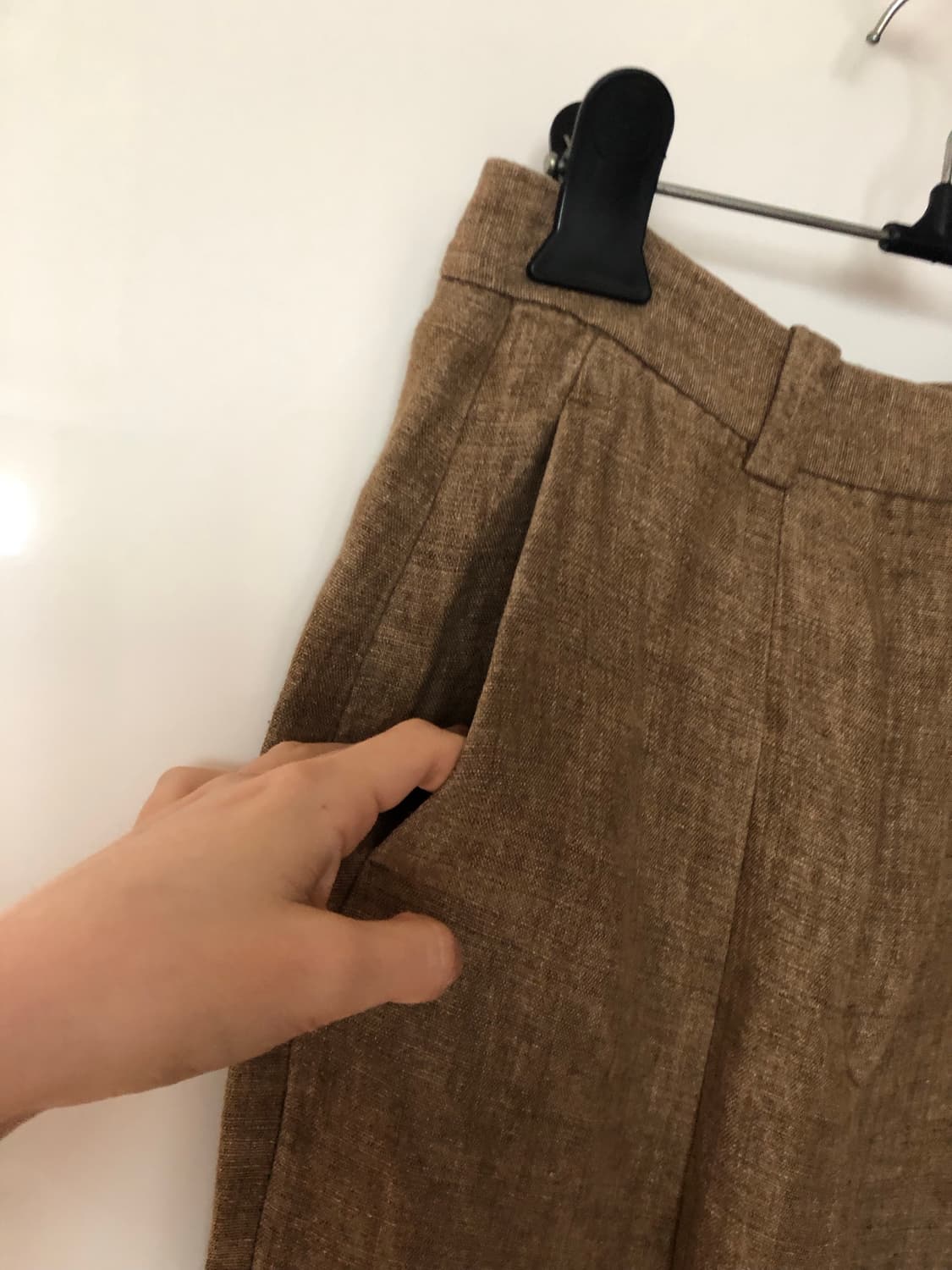 마시모두띠 린넨100 팬츠 바지 슬랙스 올드머니룩 출근룩 휴가룩 여행룩 상품이미지3