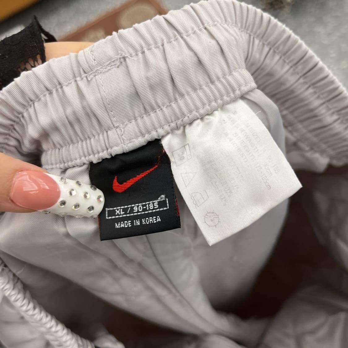 나이키 올드스쿨 빈티지 사이드라인 바람막이 트랙팬츠 XL C10320 상품이미지9