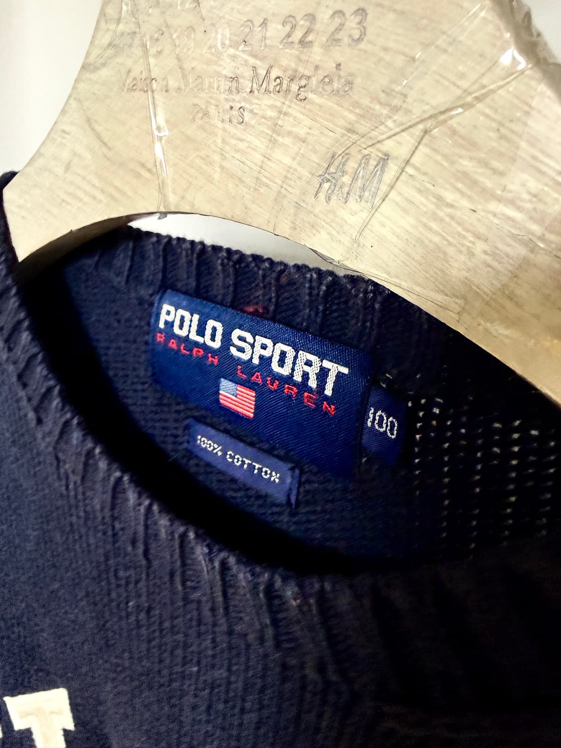 폴로 랄프로렌 90s 스포츠 시그니처 로고 니트 상품이미지5