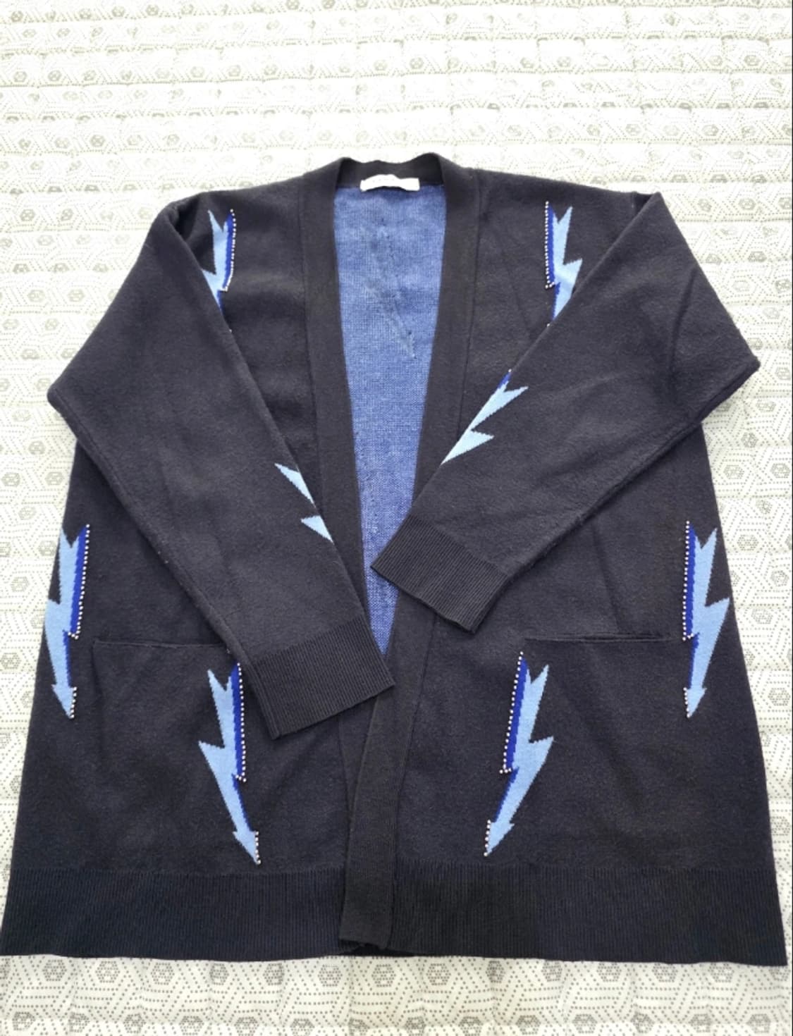 한섬 산드로 SANDRO 가디건 네이비 ~FREE 상품이미지4