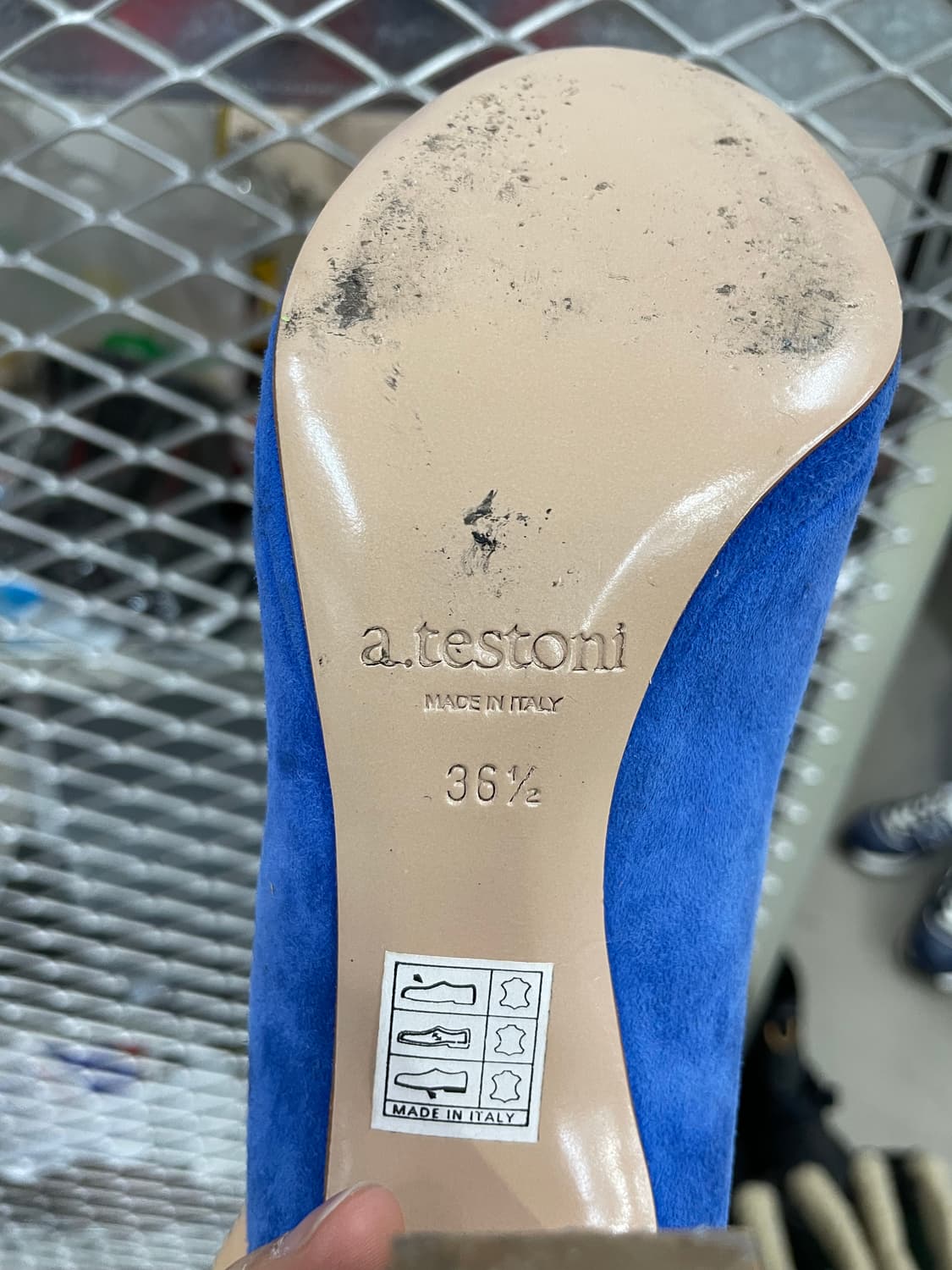 아테스토니 펌프스 블루 36.5 상품이미지10