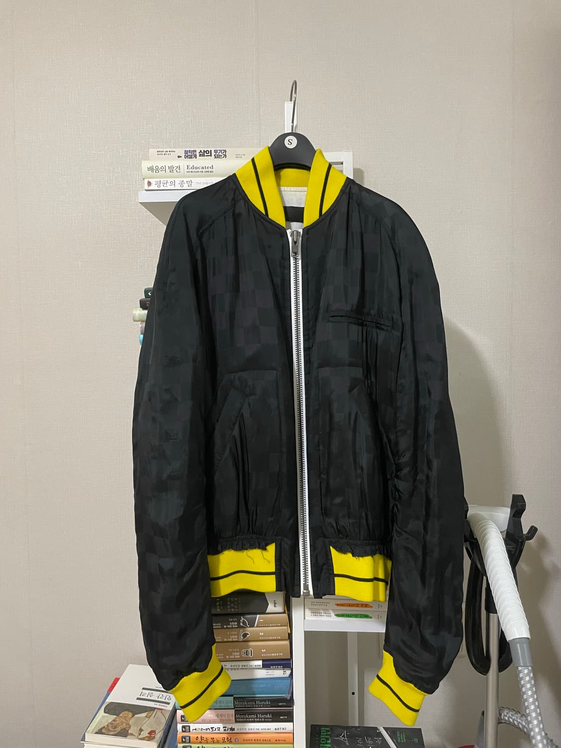 하이더 아커만 17ss 체커보드 실키 봄버 m 상품이미지3