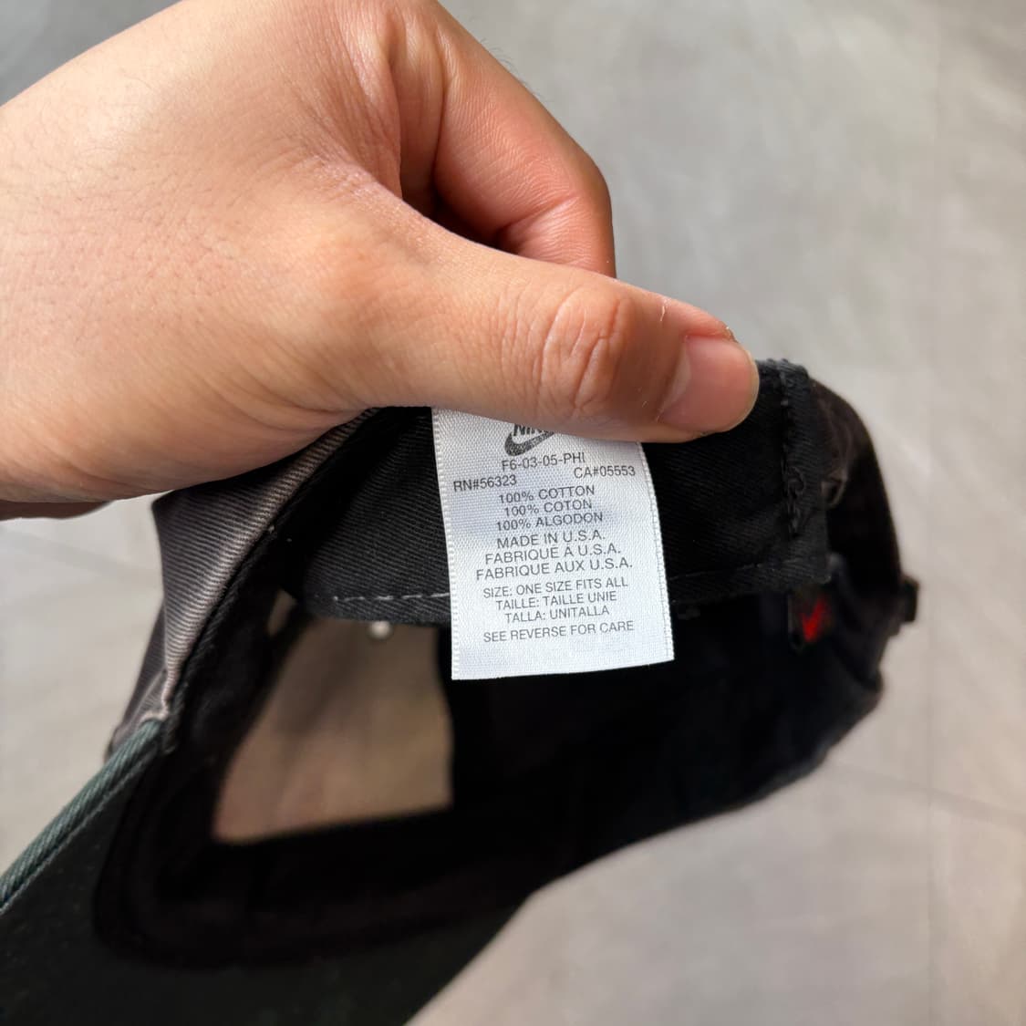 90년대 미국 생산 나이키 올드 캡 상품이미지6