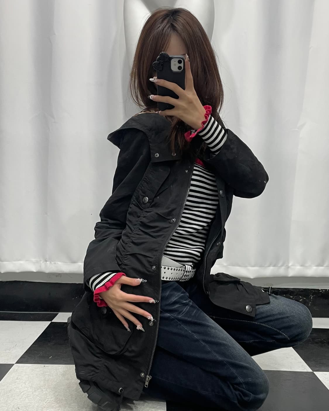 🎸블랙 롱 자켓🎸 상품이미지1