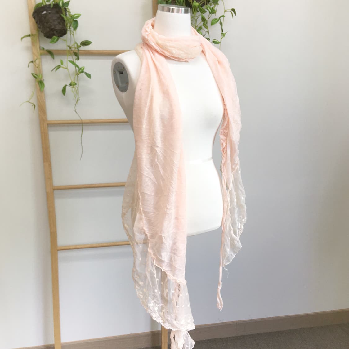 JPN/ 딸기우유스카프 딸기우유머플러 핑크스카프 모리걸스카프 모리룩스카프 상품이미지3