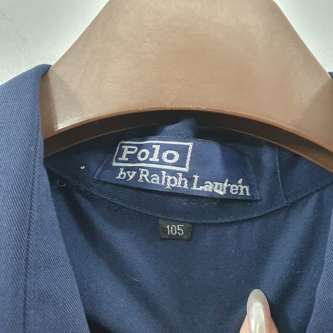 XL 폴로랄프로렌 남성 네이비 스윙톱 레드포니 코튼 자켓 상품이미지3