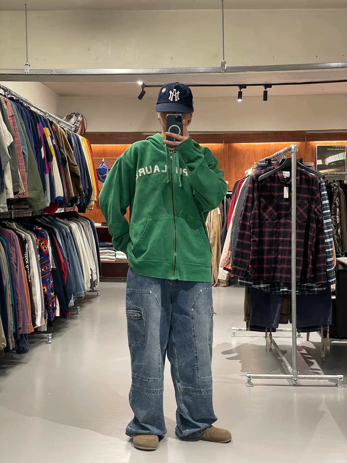 폴로 진 후드 집업 상품이미지2