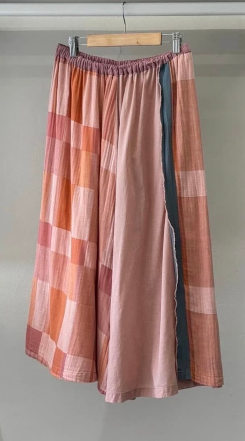 KAPITAL 캐피탈 패치워크 스커트 상품이미지1