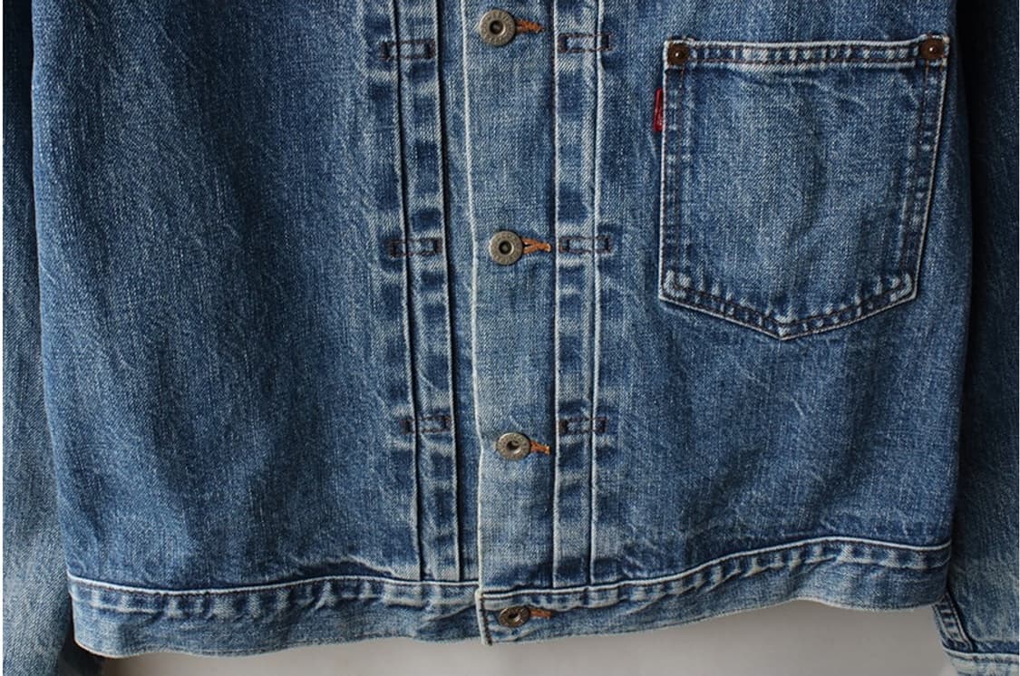 50~60s 리바이스 빅 E 70701XX 1st 데님 트러커 자켓  상품이미지3