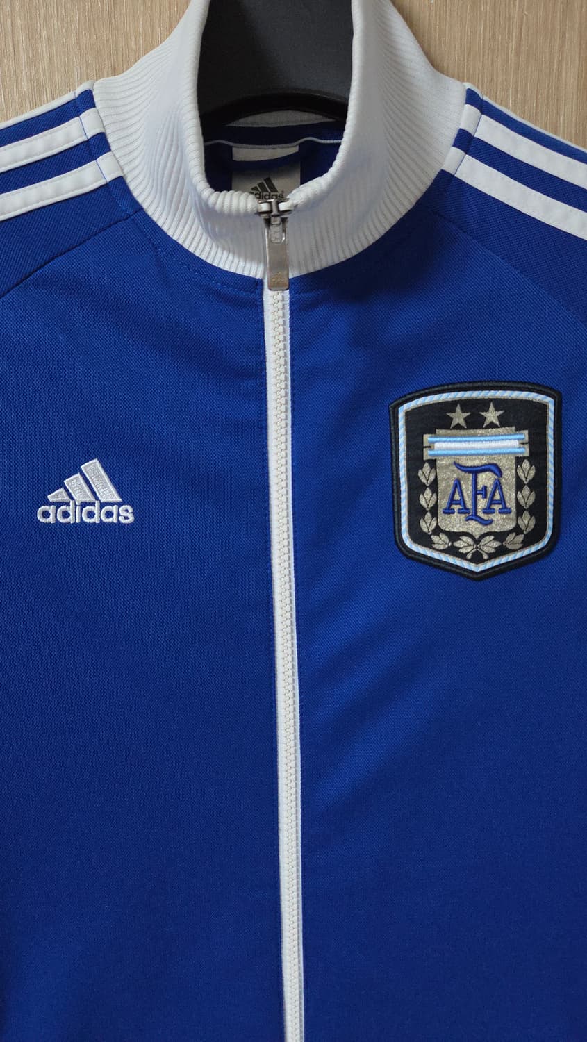 (착샷) 아디다스 아르헨티나 져지 트랙탑 블루 레트로  상품이미지2
