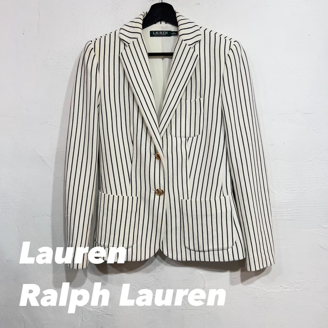 로렌 랄프로렌 스트라이프 블레이져 상품이미지1