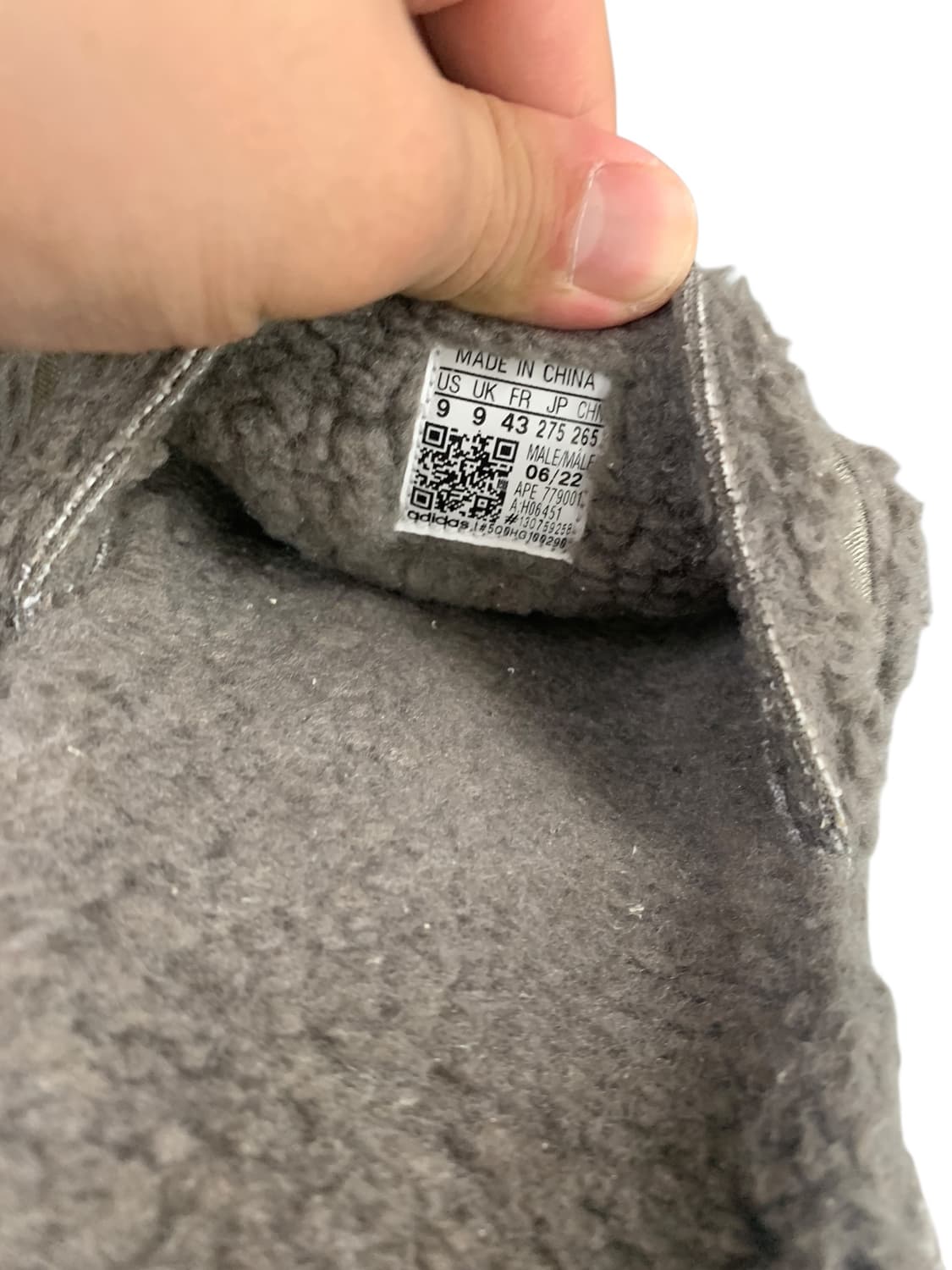 아디다스 아딜렛 슬리퍼 그레이 275 (Gr-2557) 상품이미지7
