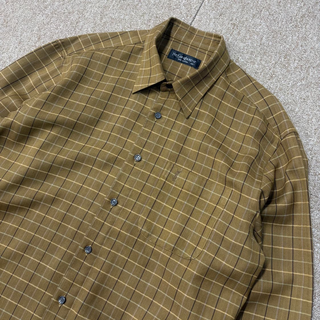  YSL 입생로랑 체크셔츠 상품이미지3