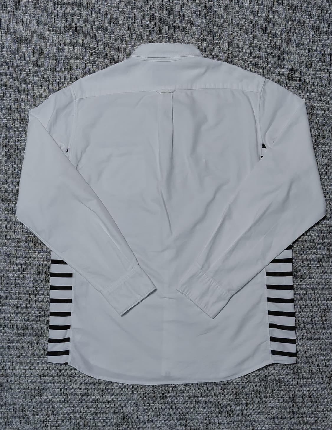 [XL] 빔즈 하트(BEAMS HEART) 사이드 스트라이프 배색 셔츠 상품이미지7