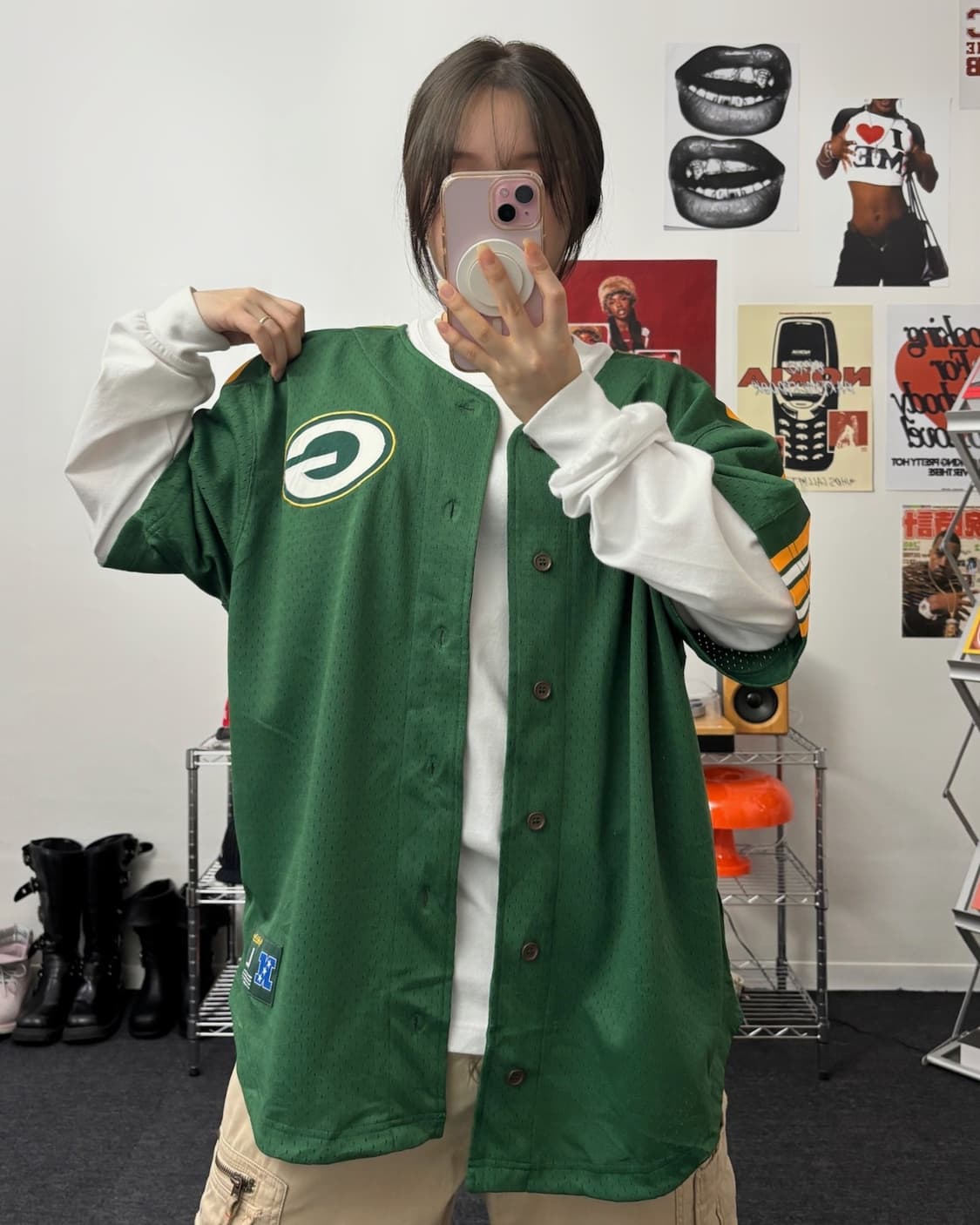 미첼앤네스 00s 메쉬 베이스볼 저지 상품이미지1