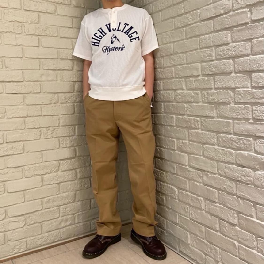 히스테릭글래머 HYSTERIC GLAMOUR Henley Neck 상품이미지2
