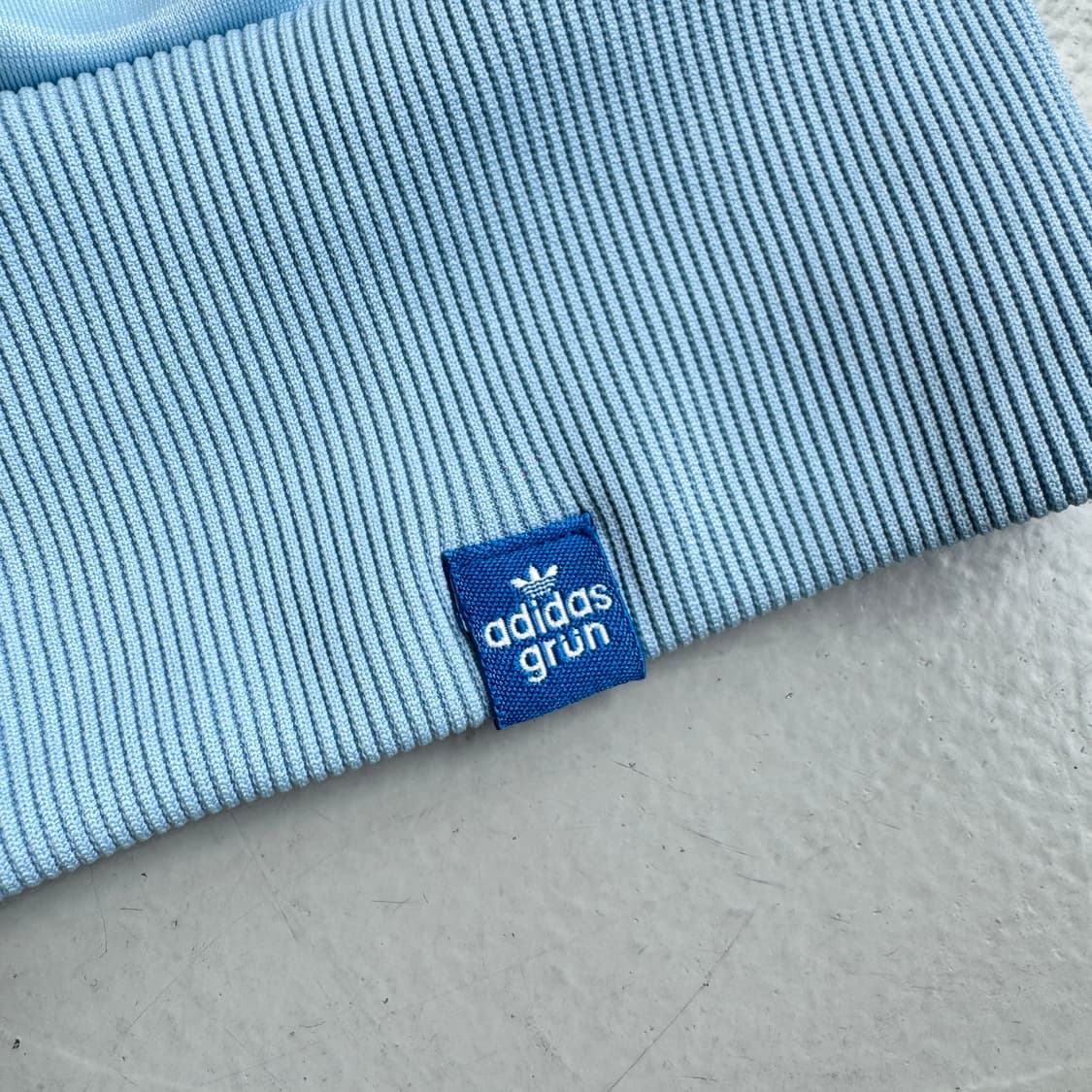 아디다스 파이어버드 하늘색 빅로고 솜사탕 트랙탑 져지 상품이미지5