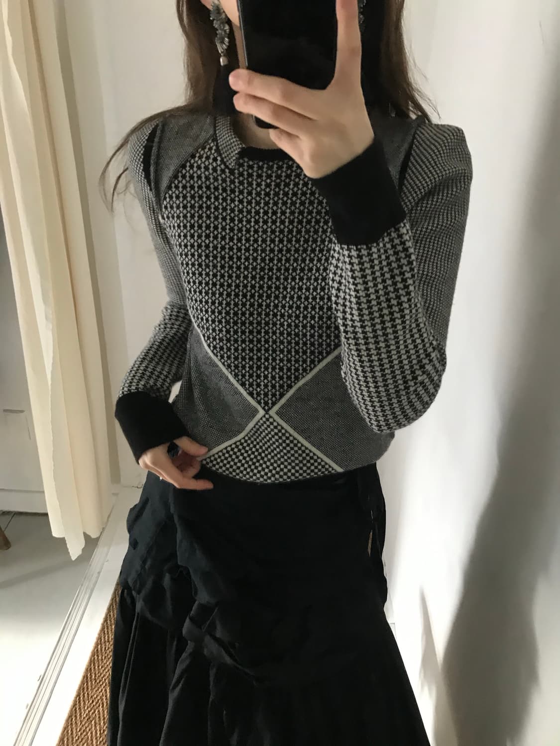 point pattern knit 상품이미지7