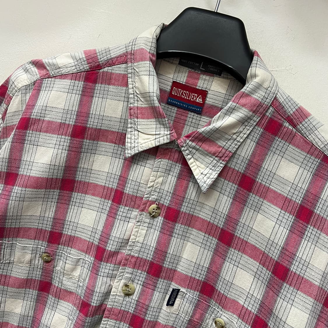 퀵실버 플란넬 셔츠 남방 L 상품이미지3