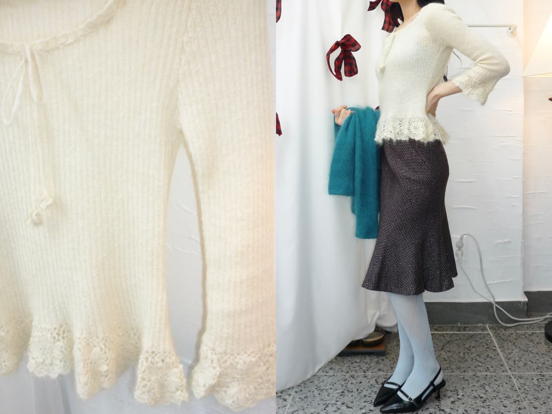 soft ivory knit top 상품이미지1