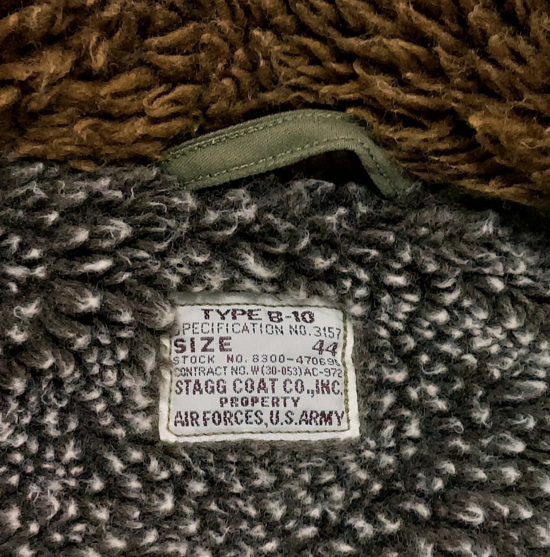 usaaf b-10 플라이트 자켓 44 (105) repro 상품이미지9