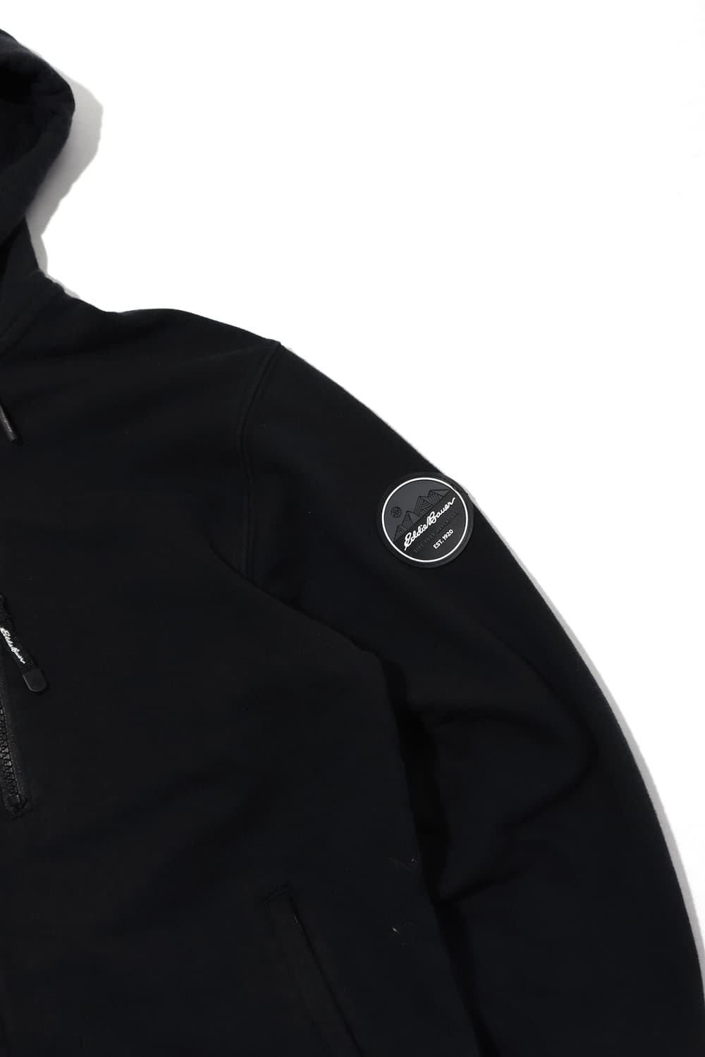 EDDIE BAUER 블랙 기모 후드집업 size 95 상품이미지4