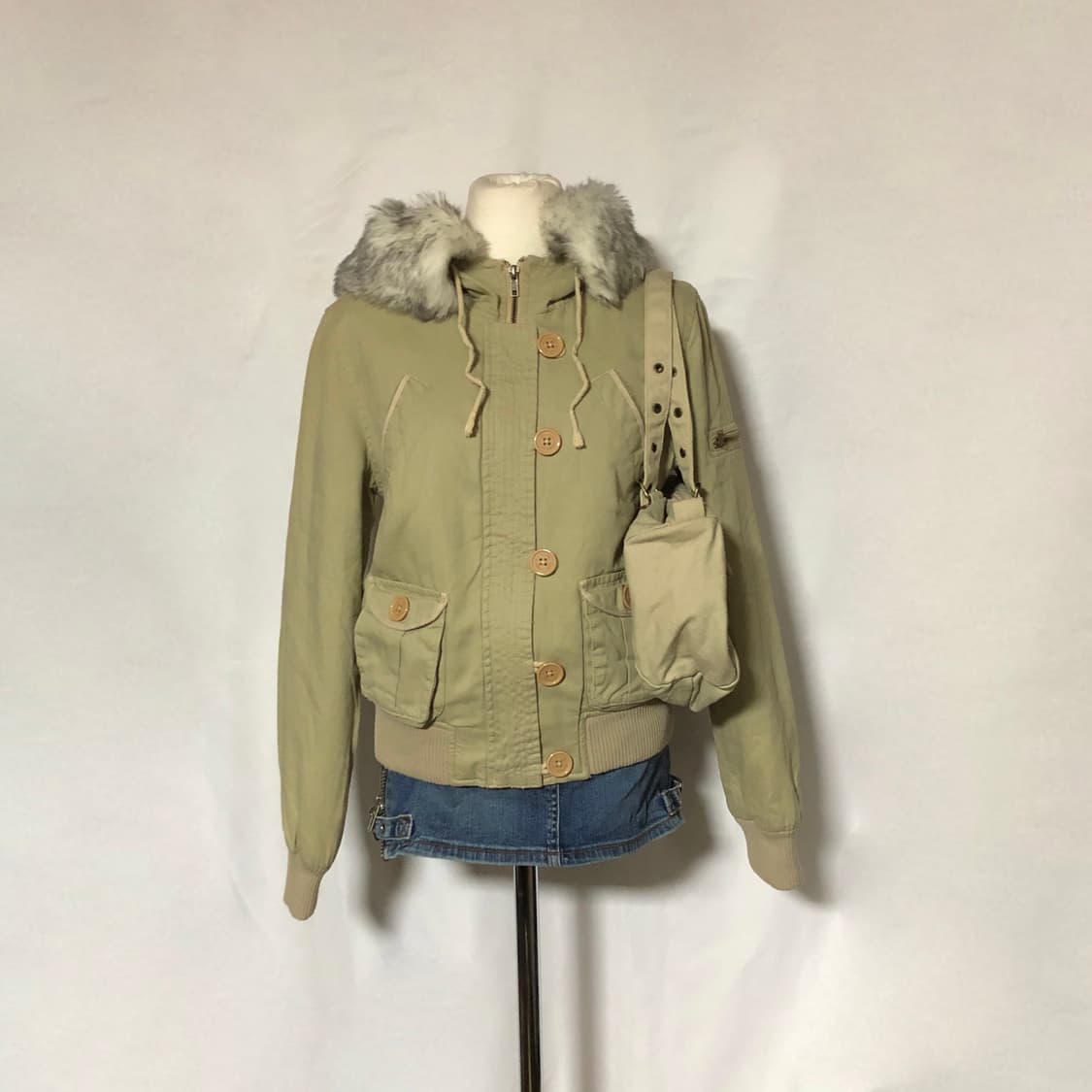 밀리터리 레터링 숄더백  상품이미지5