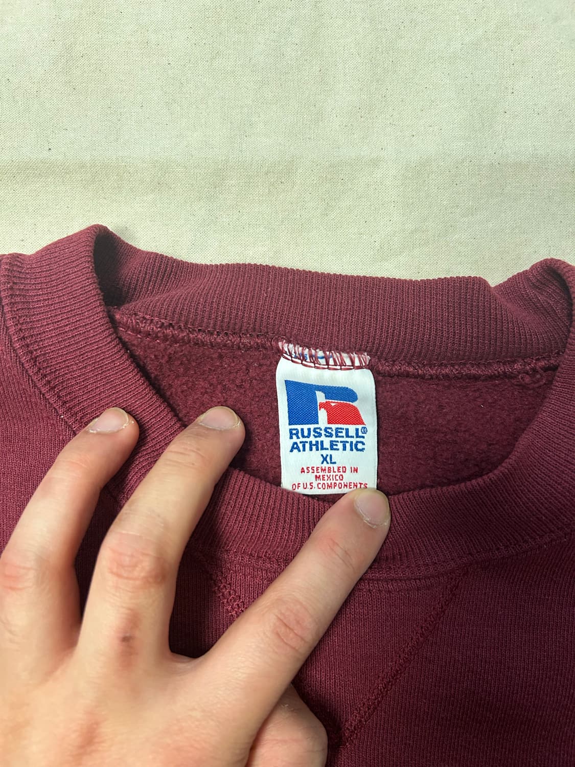 러셀 맨투맨 판매! 상품이미지2