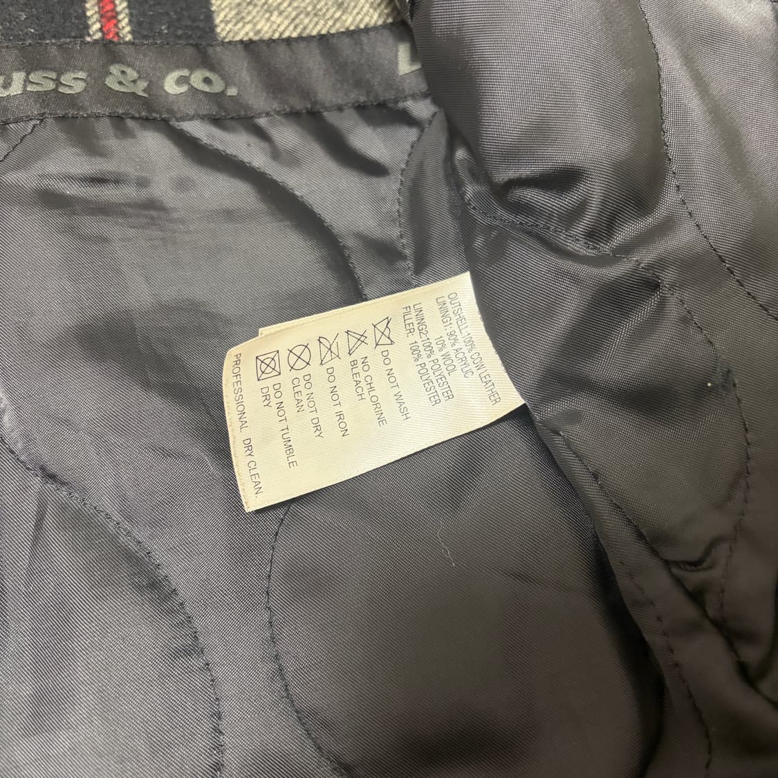 리바이스 레드탭 카우레더 싱글 자켓 상품이미지5