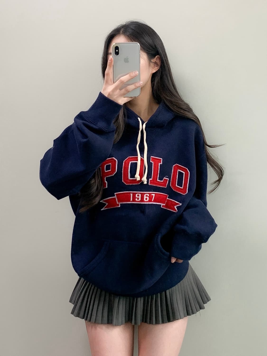 폴로 스펠아웃 후드티  상품이미지2