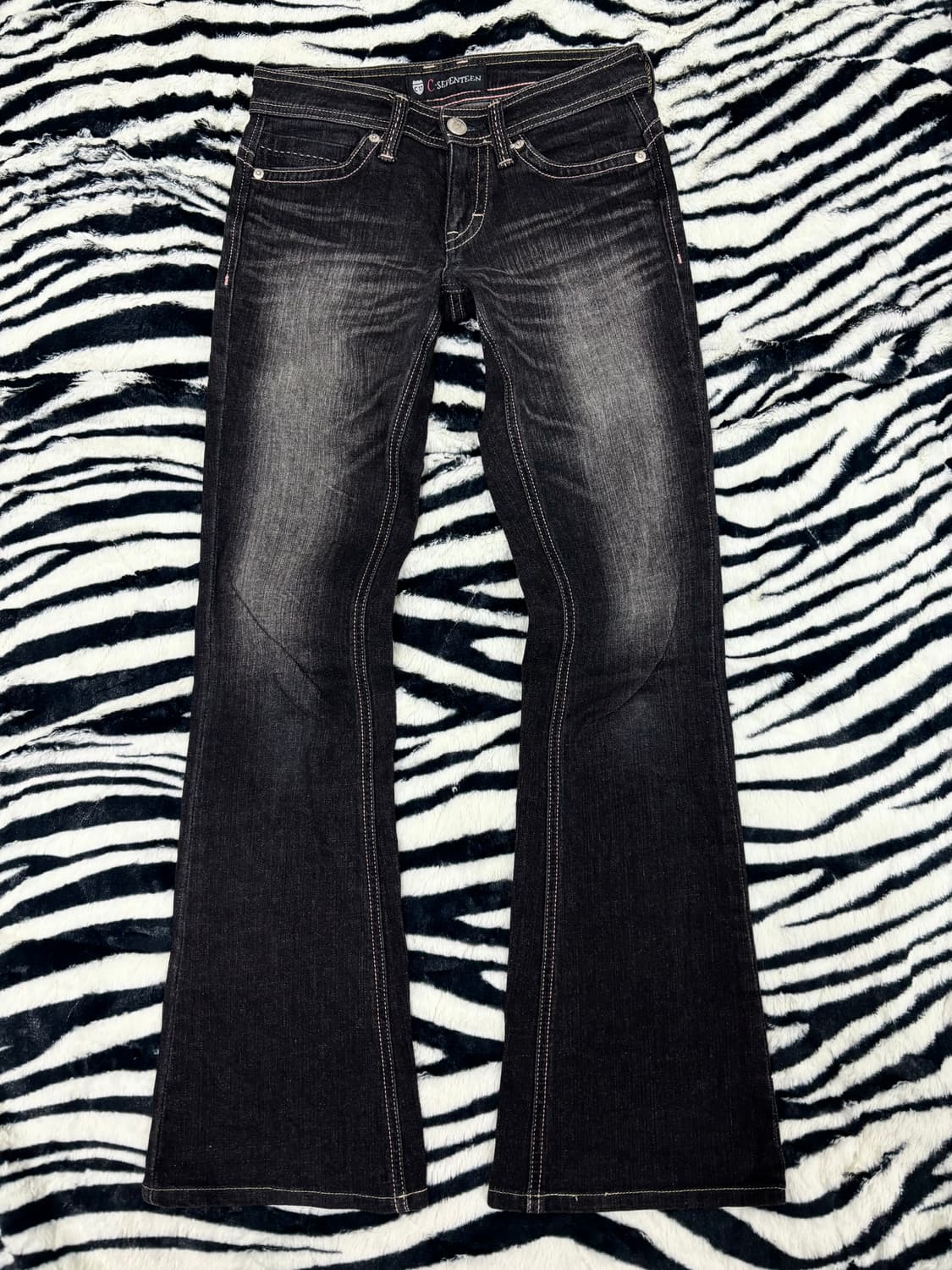 [G-Seventeen]Y2K Black Boots-Cut Washed  상품이미지5