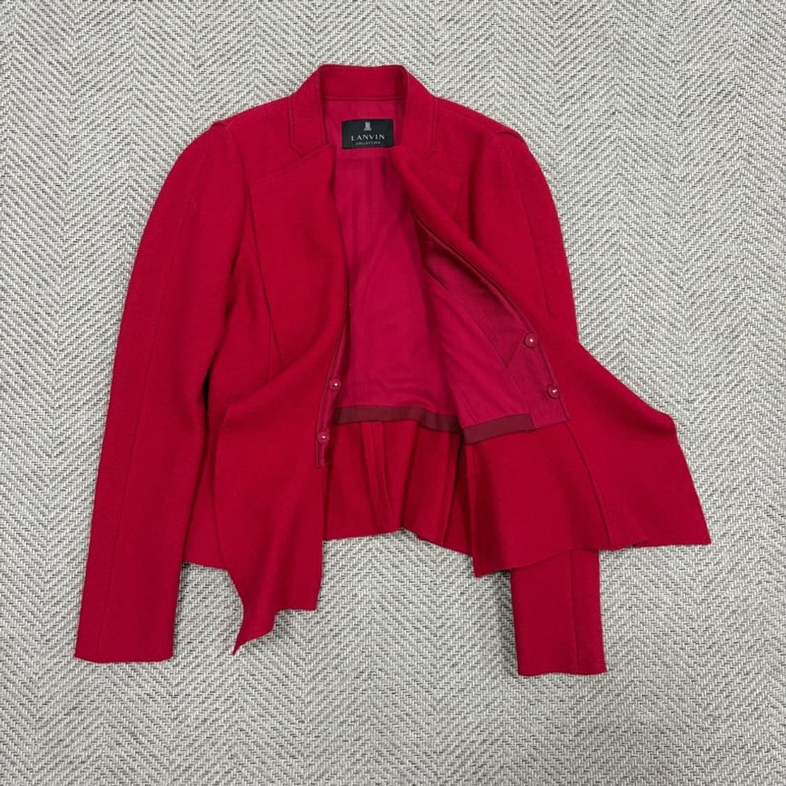 랑방 플레어 카라 울 자켓 v2073 상품이미지5