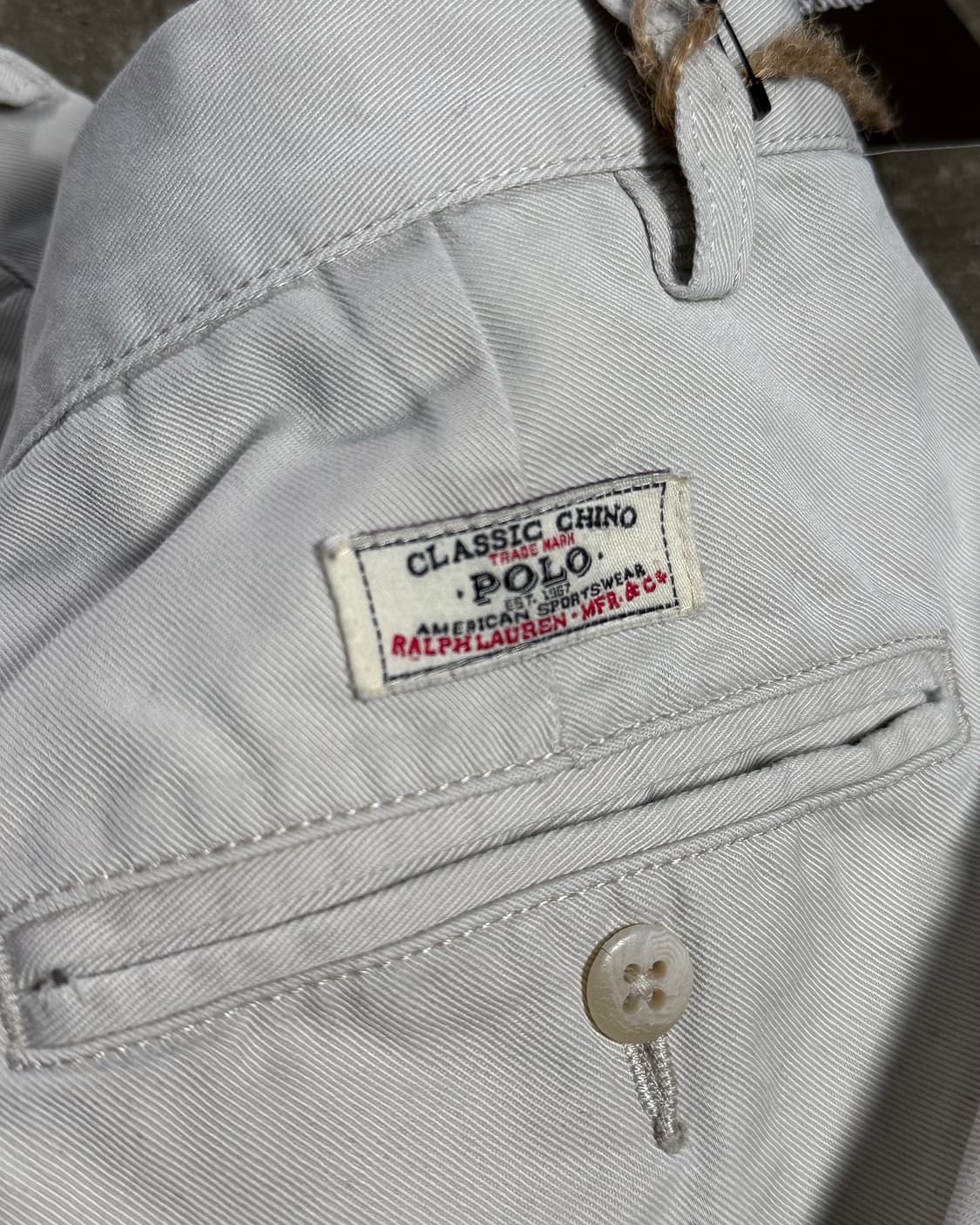 90's 폴로 랄프로렌 투턱 해먼드 치노 팬츠 31 상품이미지5