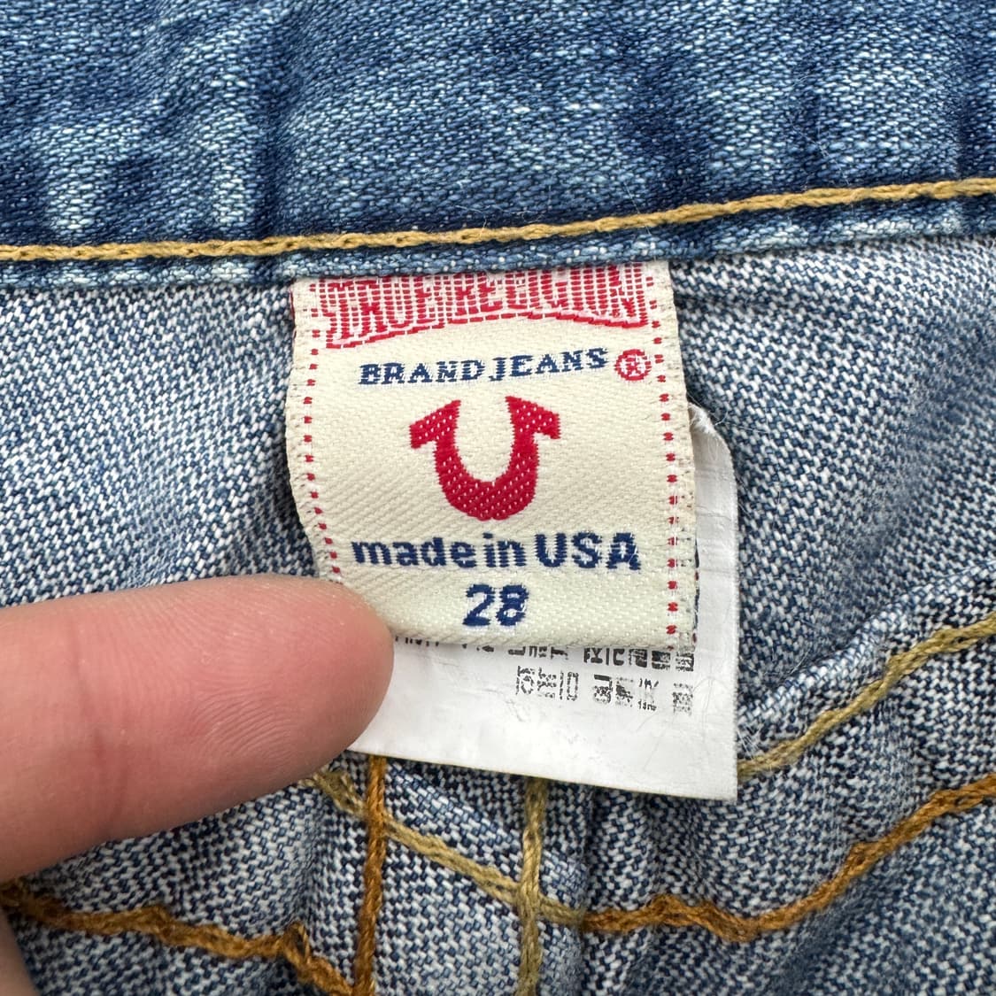 트루릴리전 Y2K 조이 부츠컷 데님팬츠 상품이미지9