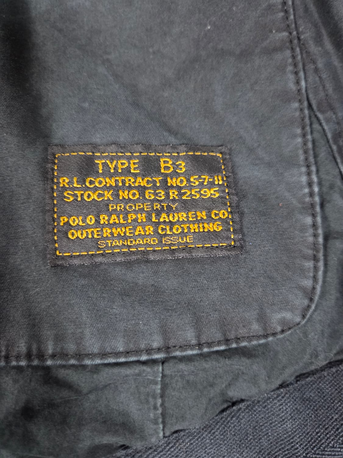 폴로 밀리터리 드로잉 야상 M-51 자켓 네이비 상품이미지4