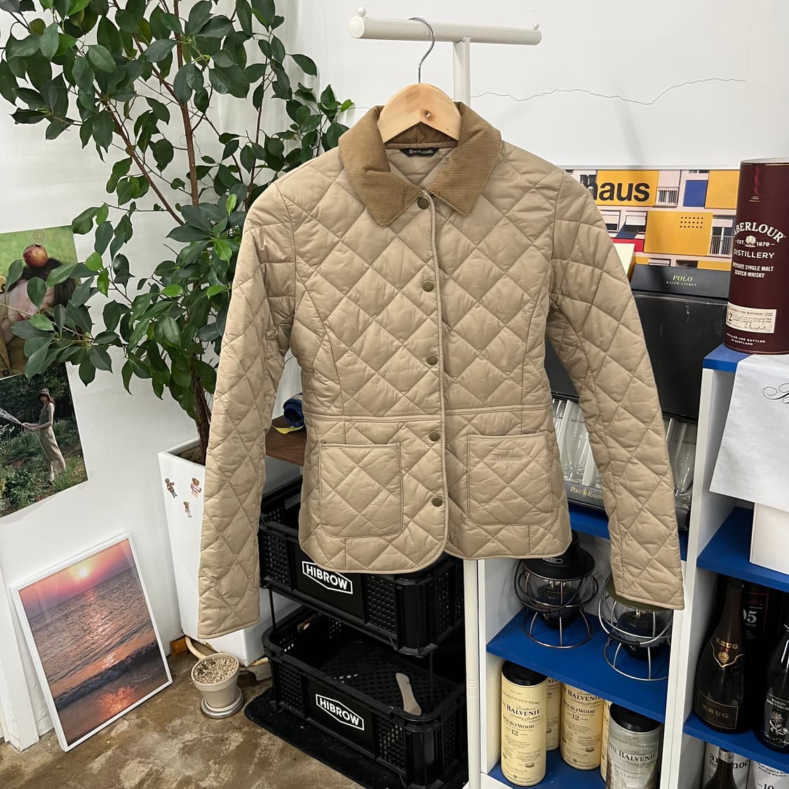 바버 우먼 퀼팅 자켓 Uk8 상품이미지1