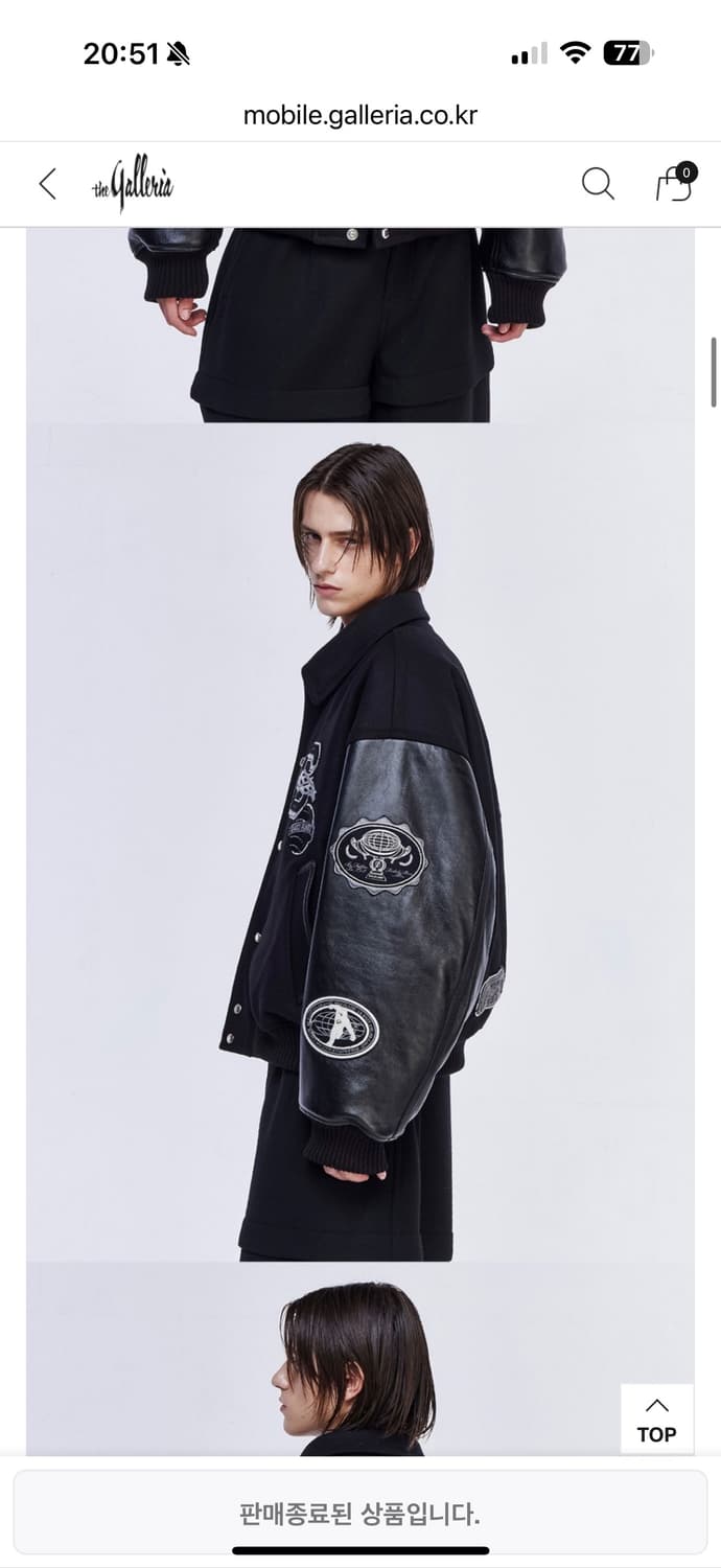 (25FW 새상품)송지오옴므 DC컬렉션 바시티(46) 상품이미지8