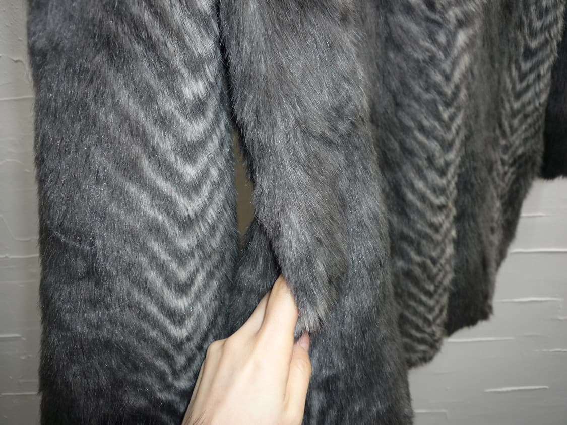 graphite fur jacket 상품이미지6