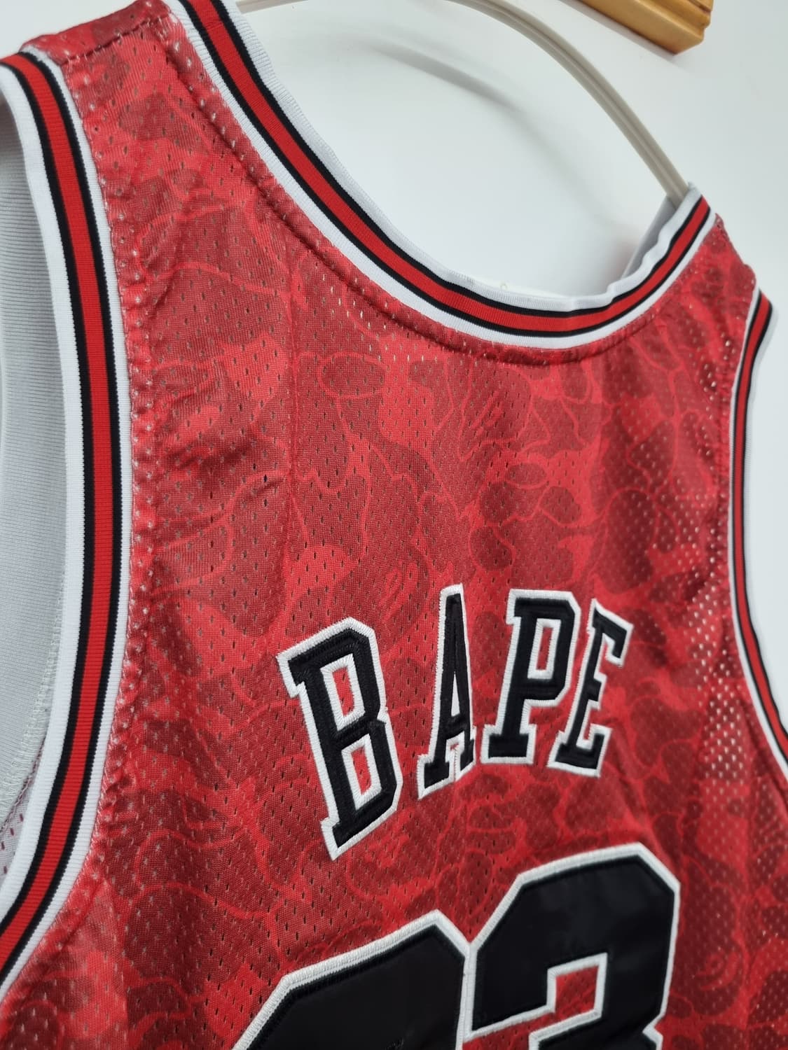 베이프x미첼앤네스 시카고 불스 nba 저지 상품이미지3