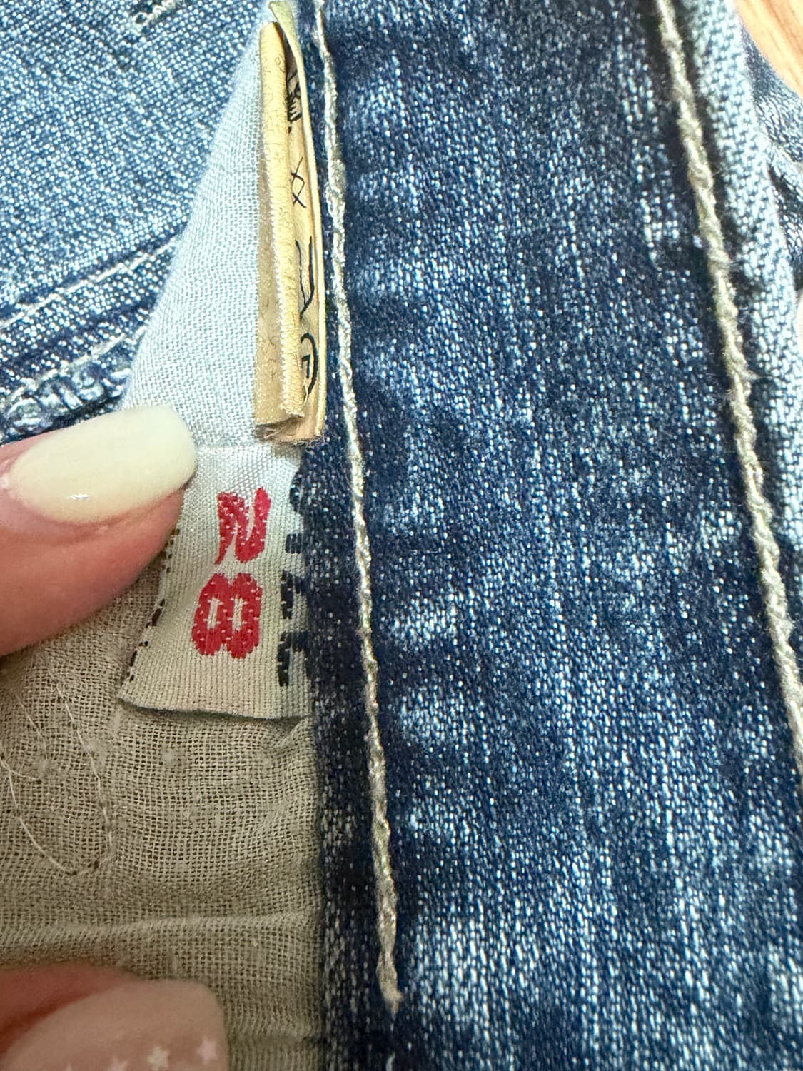 axes femme lace bootscut jeans 상품이미지4